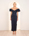 Wylda Off Shoulder Tuck Dress